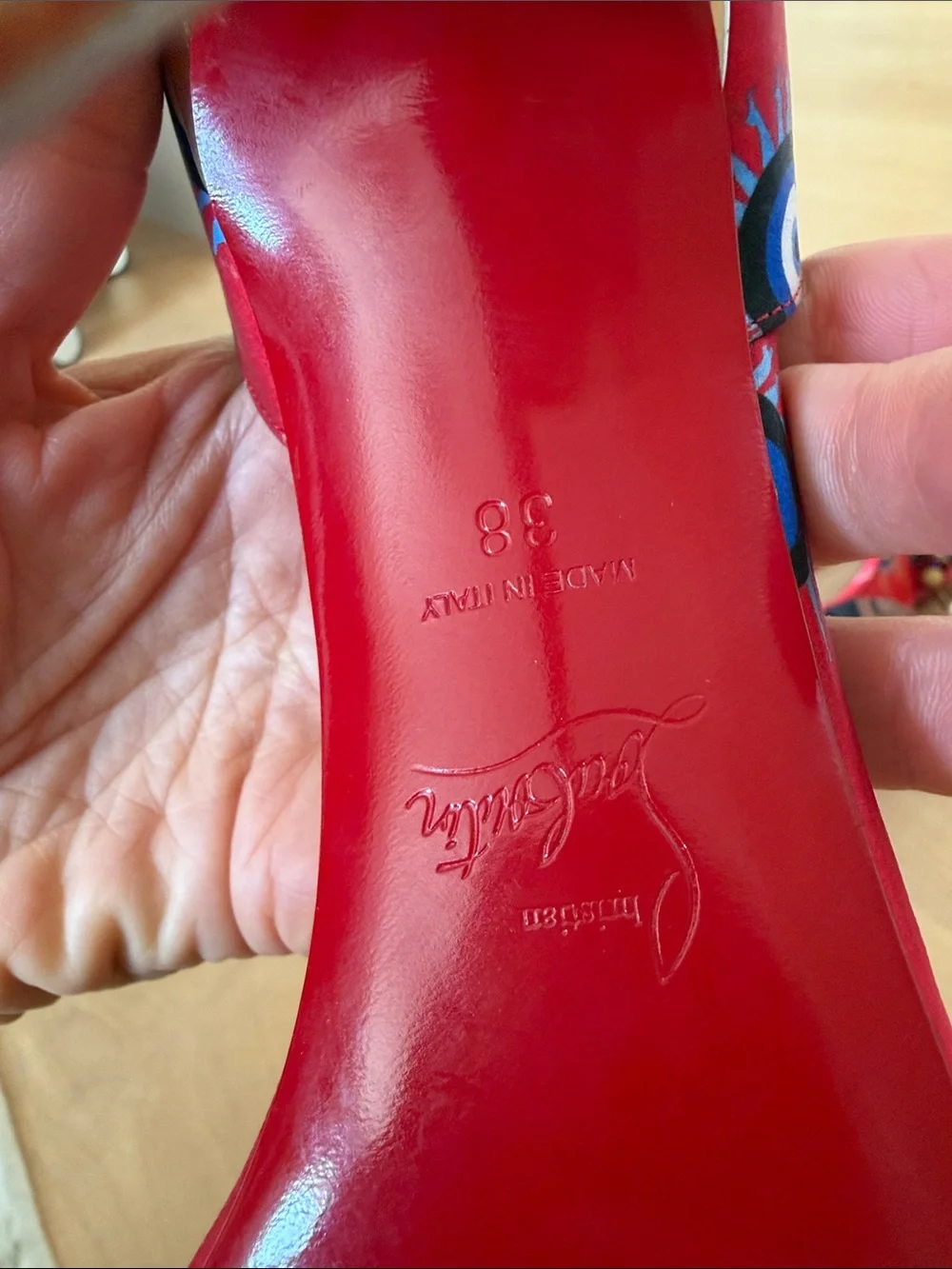 Christian Louboutin Red Satin Limited Edition Konstantinella Heels 38